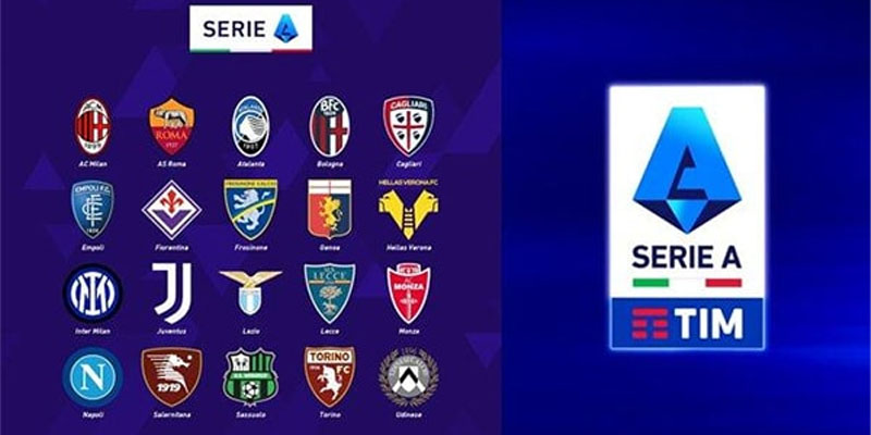 Giải Serie A có thể thức thi đấu theo vòng tròn với tổng 20 đội bóng tham dự